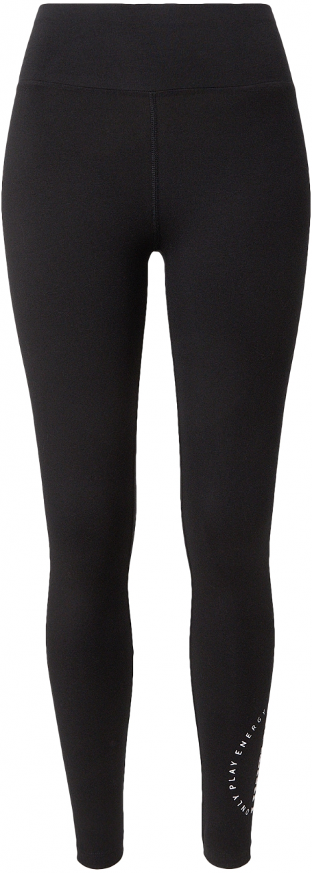 ONLY PLAY Športové nohavice 'ONPCAVA'  čierna / biela