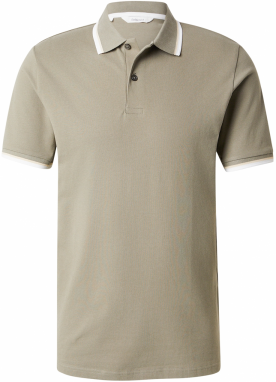 SELECTED Tričko 'SLHATLAS'  svetlosivá / biela