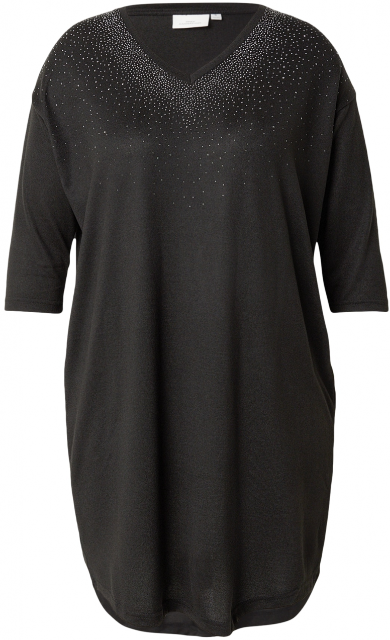 ONLY Carmakoma Šaty 'CARALBA'  čierna / strieborná