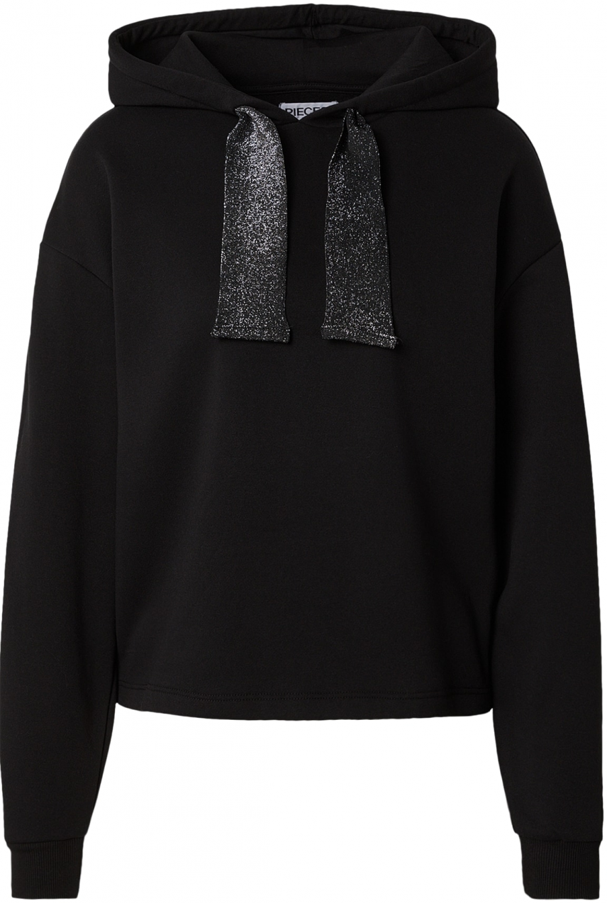 PIECES Mikina 'PCCHILLI'  čierna