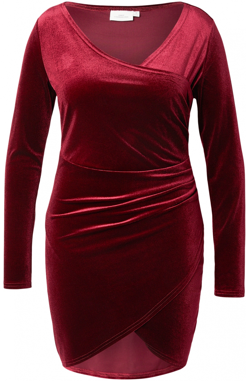 ONLY Carmakoma Šaty 'CARDAIZA'  vínovo červená