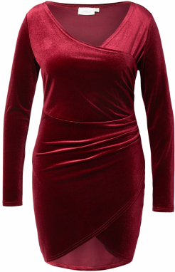 ONLY Carmakoma Šaty 'CARDAIZA'  vínovo červená