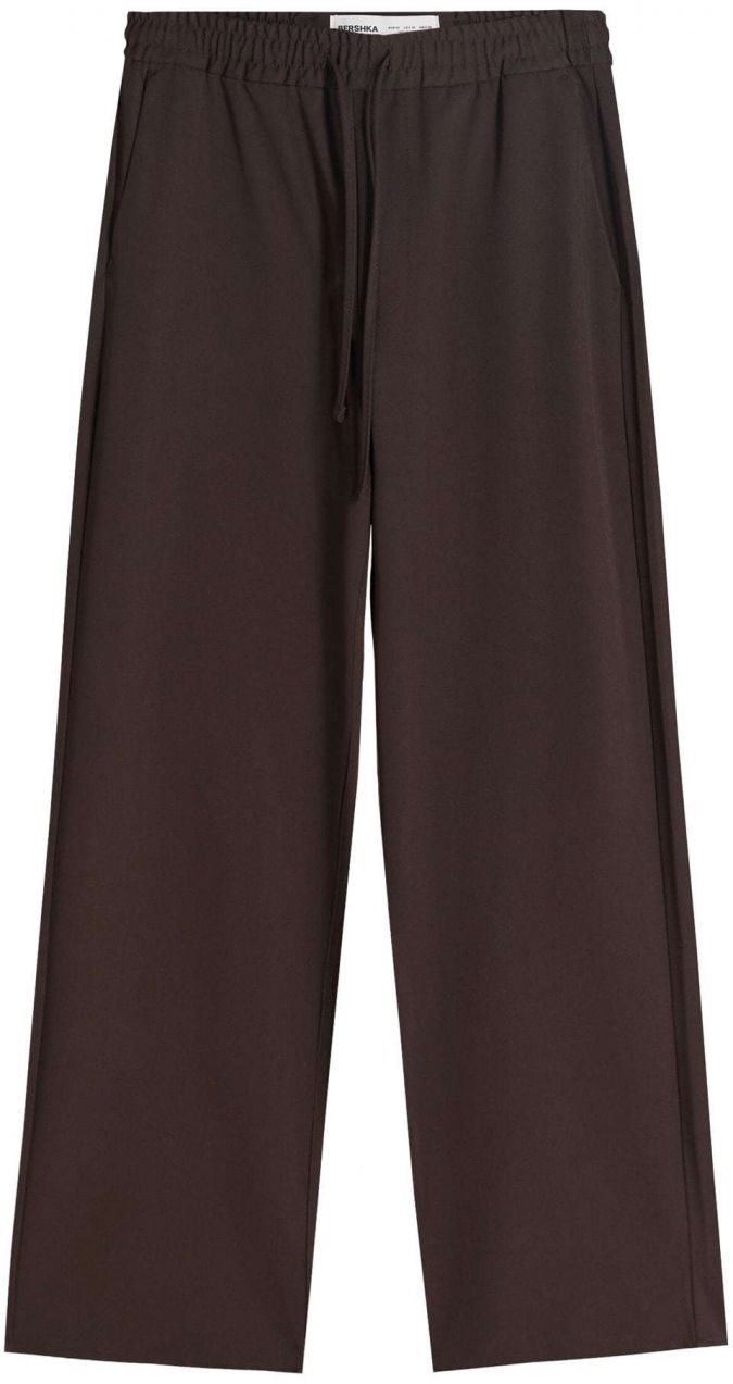 Bershka Nohavice  čokoládová