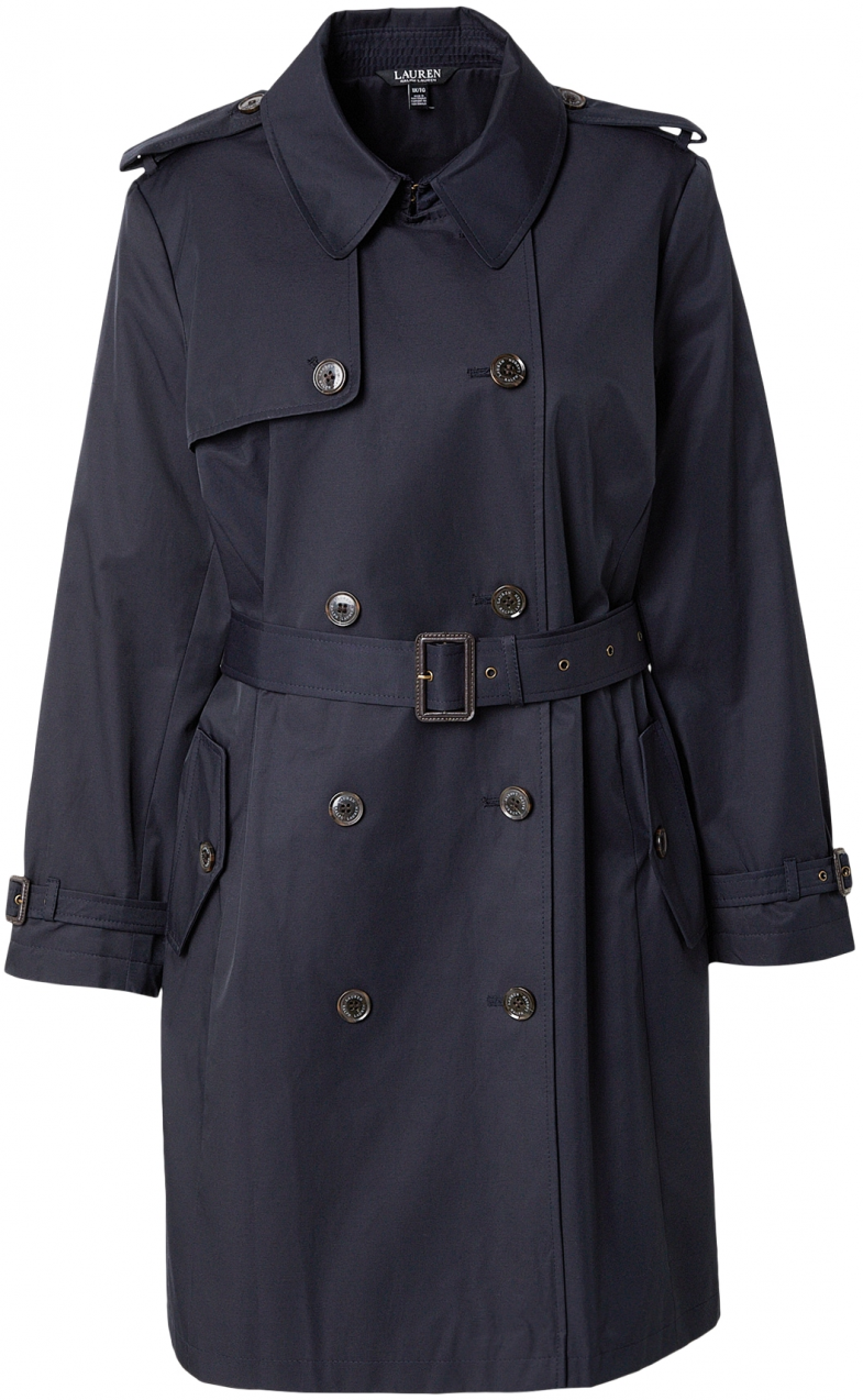Lauren Ralph Lauren Plus Prechodný kabát  tmavomodrá