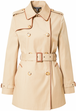 Lauren Ralph Lauren Prechodný kabát  béžová / koňaková