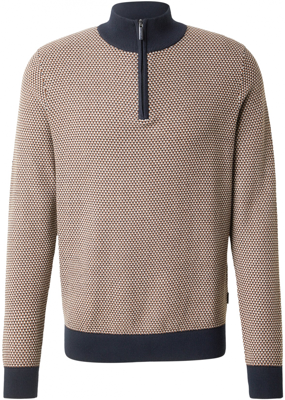 bugatti Sveter  námornícka modrá / oranžová / biela