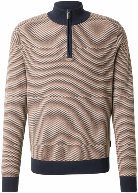 bugatti Sveter  námornícka modrá / oranžová / biela