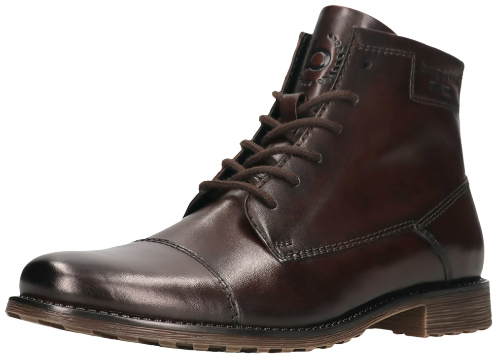 bugatti Šnurovacie čižmy  tmavohnedá