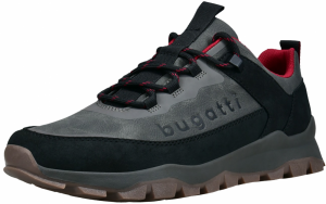 bugatti Nízke tenisky  sivá / červená / čierna