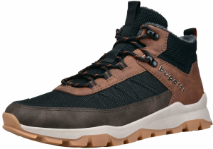 bugatti Šnurovacie čižmy  hnedá / mokka / čierna