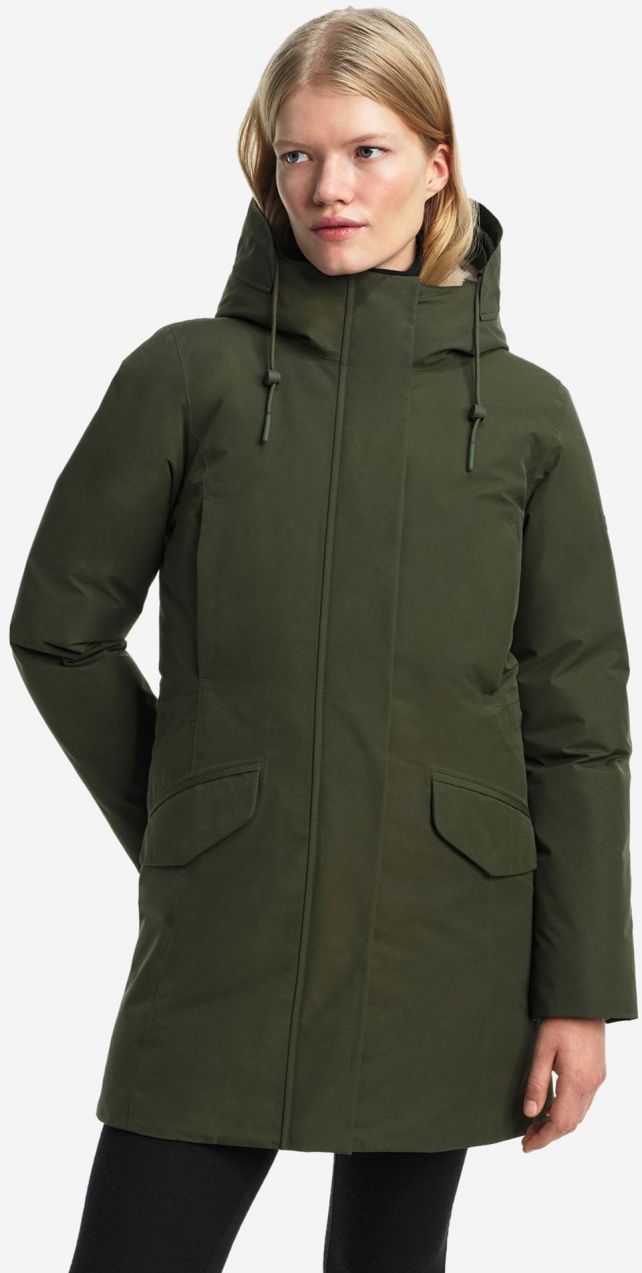 AIGLE Zimná parka ' GORE-TEX '  kaki