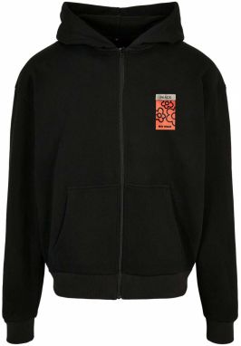 Mister Tee Tepláková bunda 'Peace'  zelená / oranžová / čierna / biela