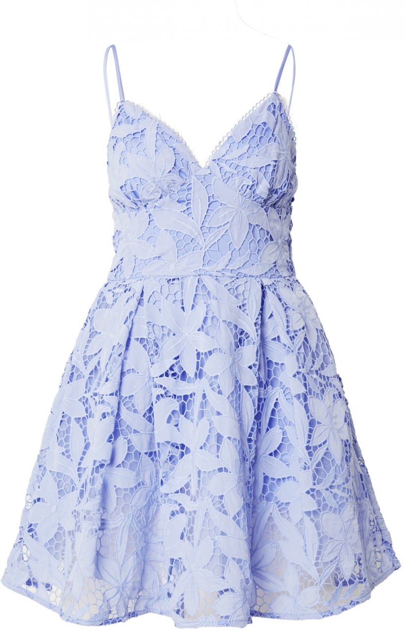 True Decadence Kokteilové šaty  svetlomodrá