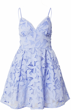 True Decadence Kokteilové šaty  svetlomodrá