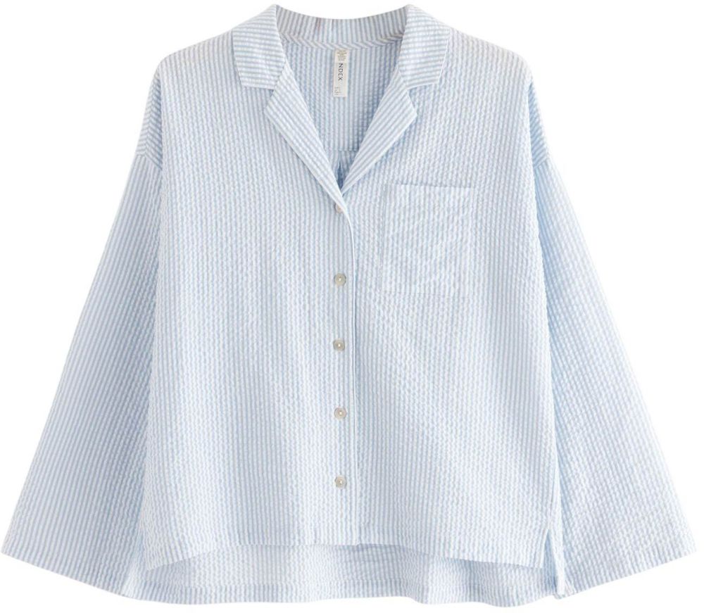 Lindex Pyžamo  modrá / biela