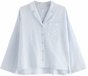 Lindex Pyžamo  modrá / biela