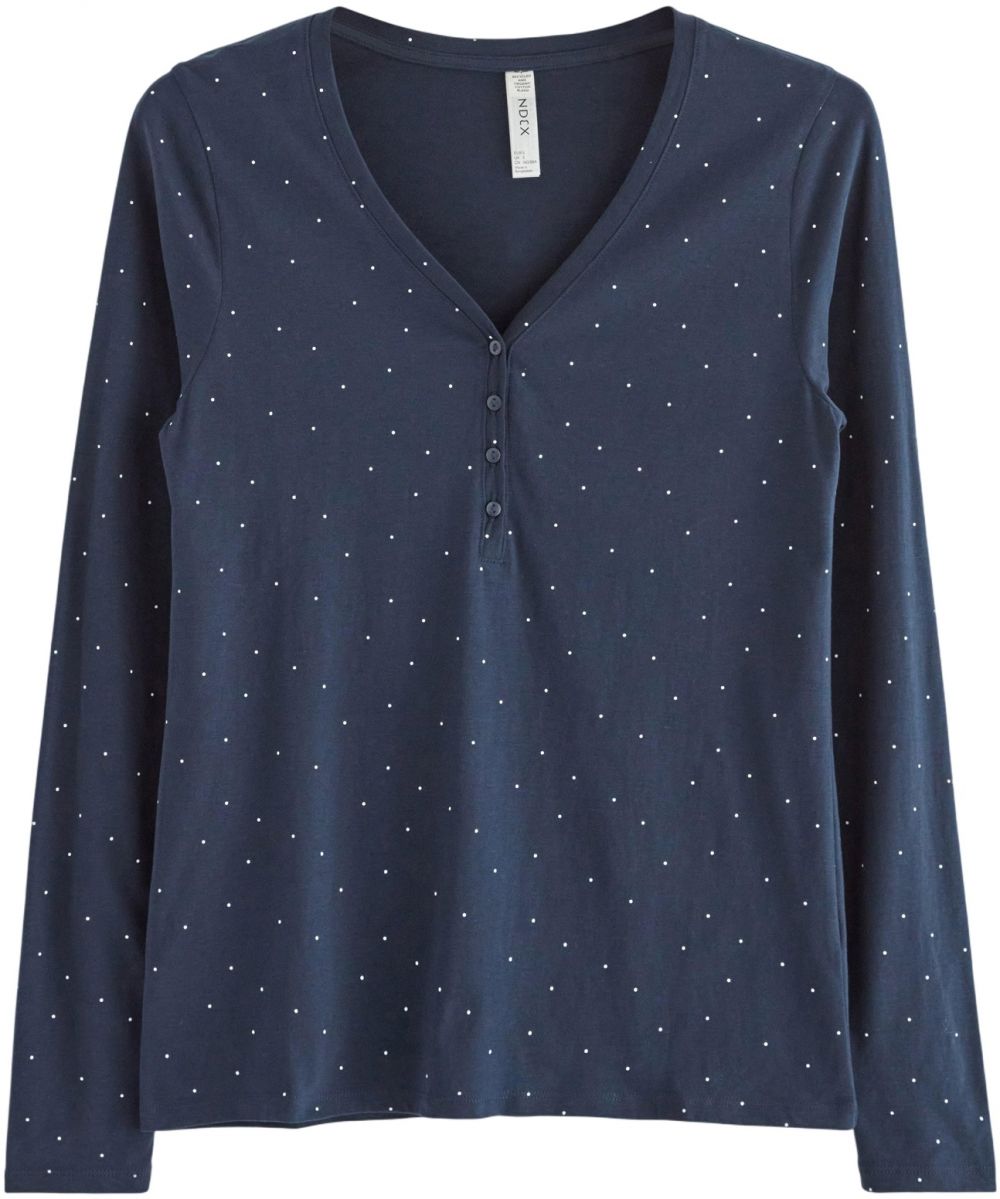 Lindex Pyžamo  námornícka modrá / biela