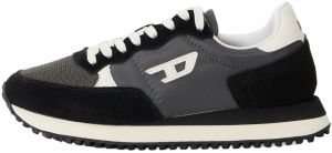 DIESEL Nízke tenisky 'D-LIGHT'  tmavosivá / čierna / biela