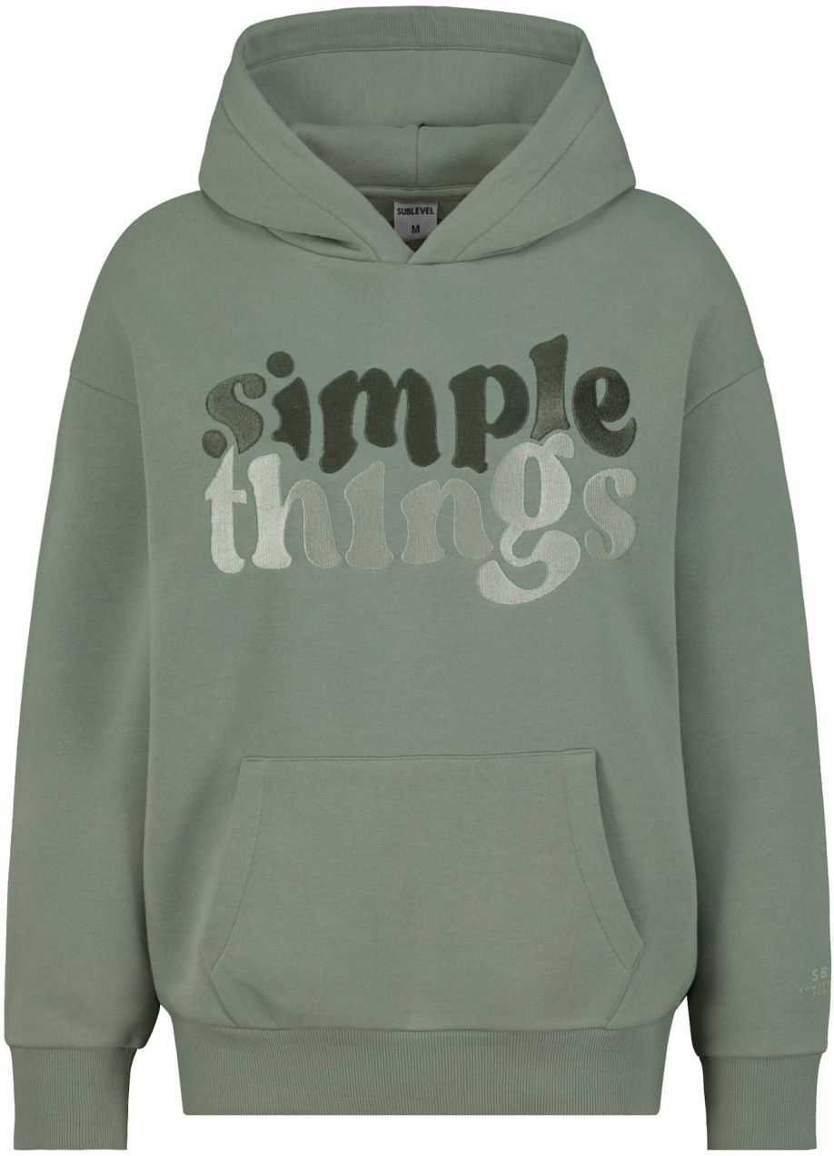 Sublevel Mikina  zelená / tmavozelená