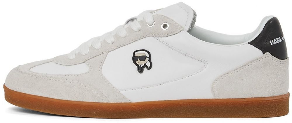 Karl Lagerfeld Nízke tenisky 'Ikon Kandidate'  čierna / biela