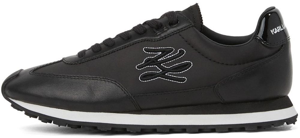 Karl Lagerfeld Nízke tenisky 'Sonar'  čierna / biela