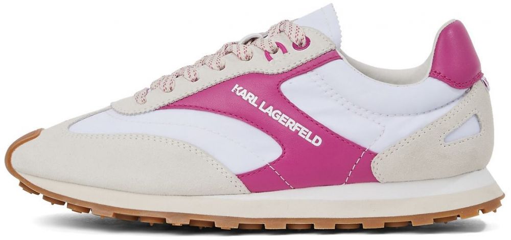Karl Lagerfeld Nízke tenisky 'Sonar'  sivobéžová / ružová / biela