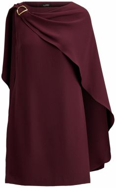 Lauren Ralph Lauren Kokteilové šaty  bordová