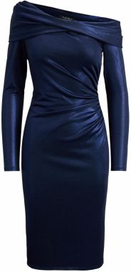 Lauren Ralph Lauren Kokteilové šaty  námornícka modrá