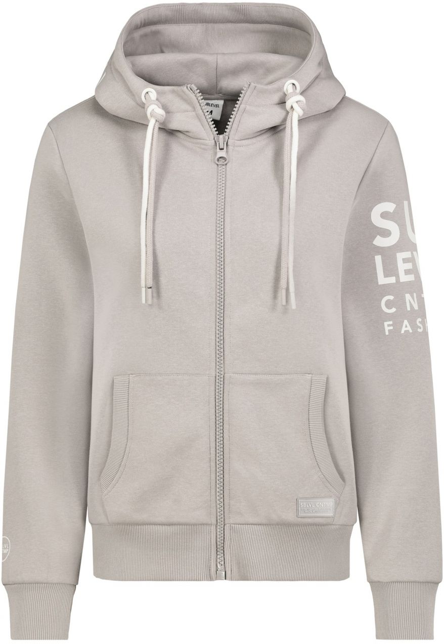 Sublevel Tepláková bunda 'ASIDA'  béžová / tmavobéžová