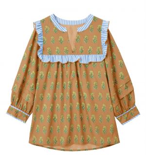 Imily Bela Blúzka  hnedá / zmiešané farby