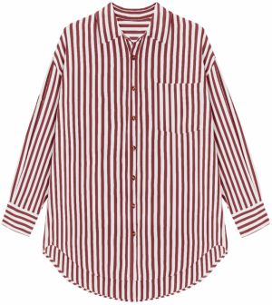 Imily Bela Blúzka  červená / biela