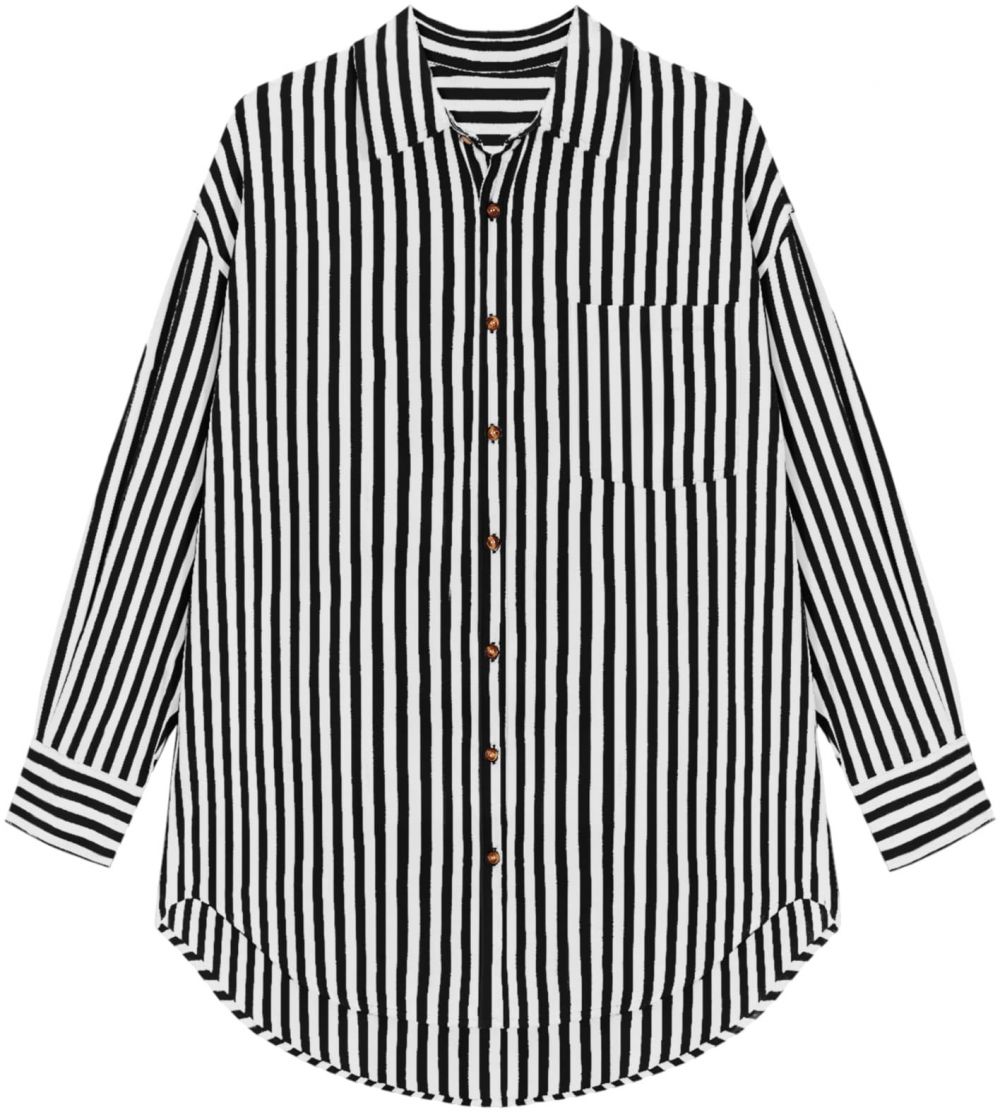 Imily Bela Blúzka  čierna / biela