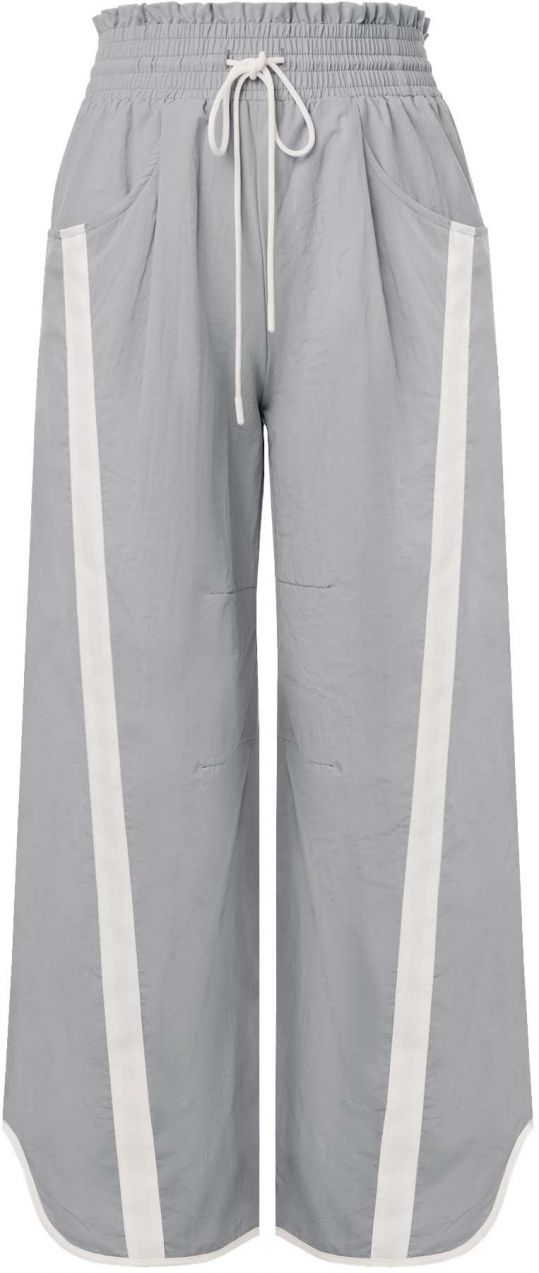 Imily Bela Nohavice  svetlosivá / biela