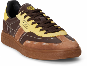 Polo Ralph Lauren Nízke tenisky 'BEDFORD'  karamelová / tmavohnedá / svetložltá