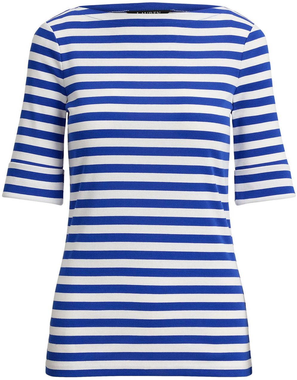 Lauren Ralph Lauren Tričko  tmavomodrá / biela