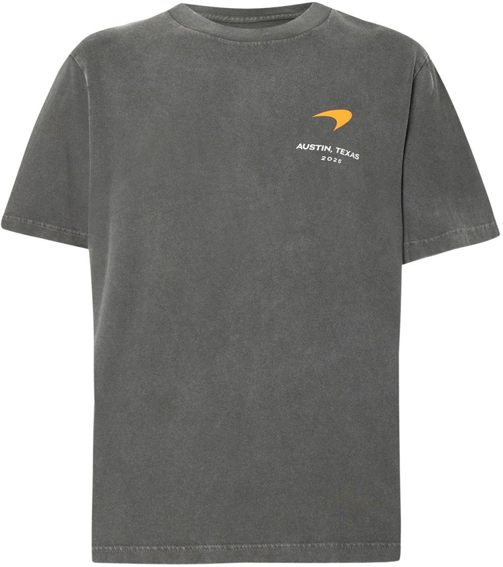 Abercrombie & Fitch Tričko 'MCLAREN AUSTIN CAPSULE'  hnedá / sivá / tmavosivá / zelená