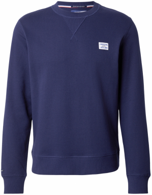 JACK & JONES Mikina 'JORFURORE'  tmavomodrá / modrosivá / biela