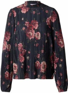 VILA Blúzka 'VIBLOOMIA'  olivová / burgundská / pastelovo červená / čierna