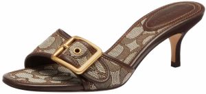 COACH Šľapky 'Margot'  béžová / hnedá