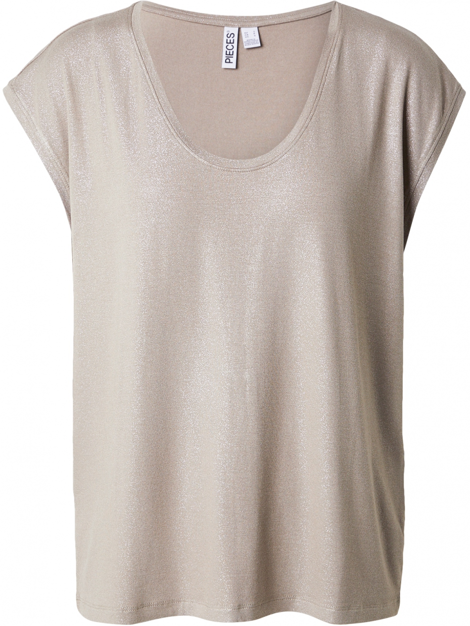 PIECES Tričko 'PCALICE'  sivobéžová