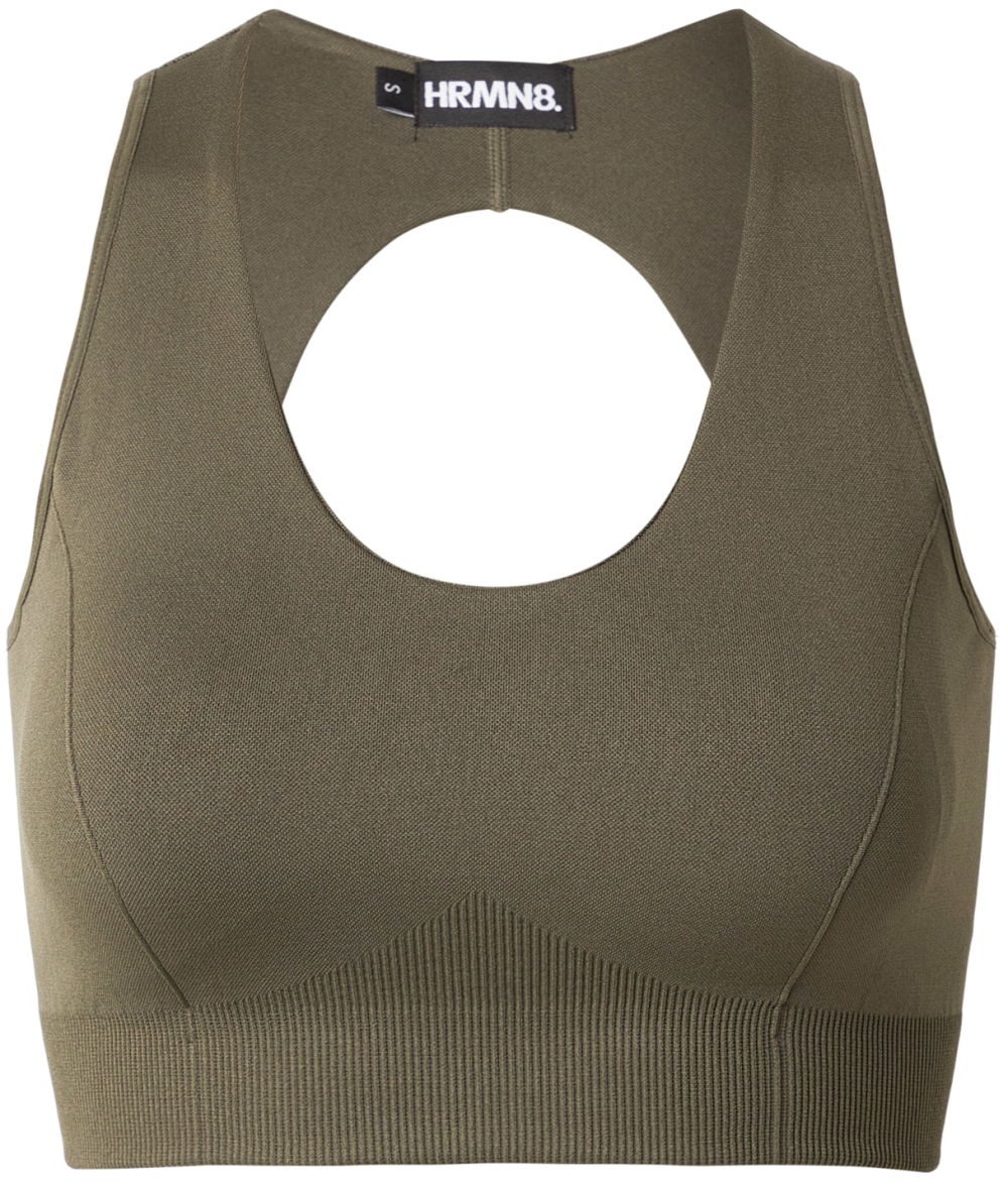 HRMN8 Športová podprsenka  olivová