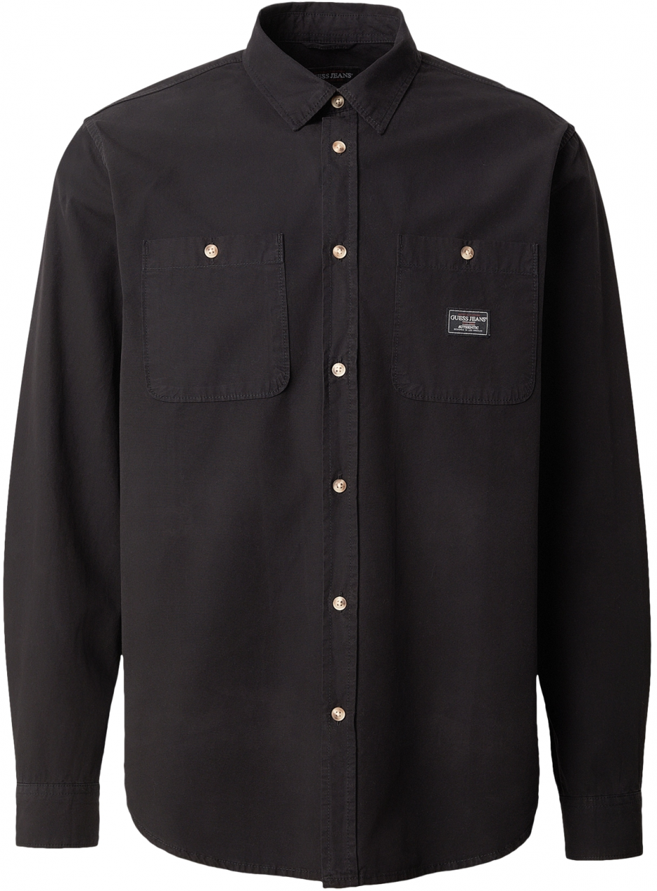 GUESS JEANS Košeľa  čierna