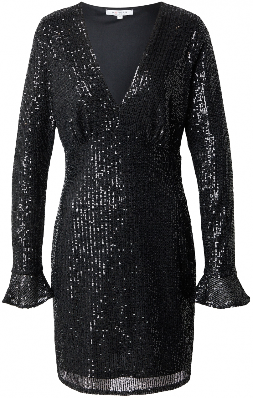 Morgan Kokteilové šaty '252-RDISCO'  čierna