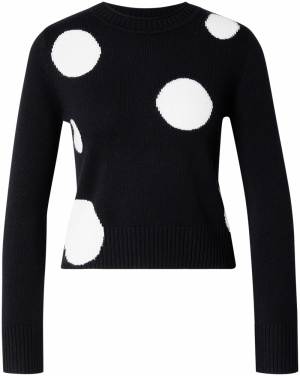 MAX&Co. Sveter 'MCOSANSA'  čierna / biela