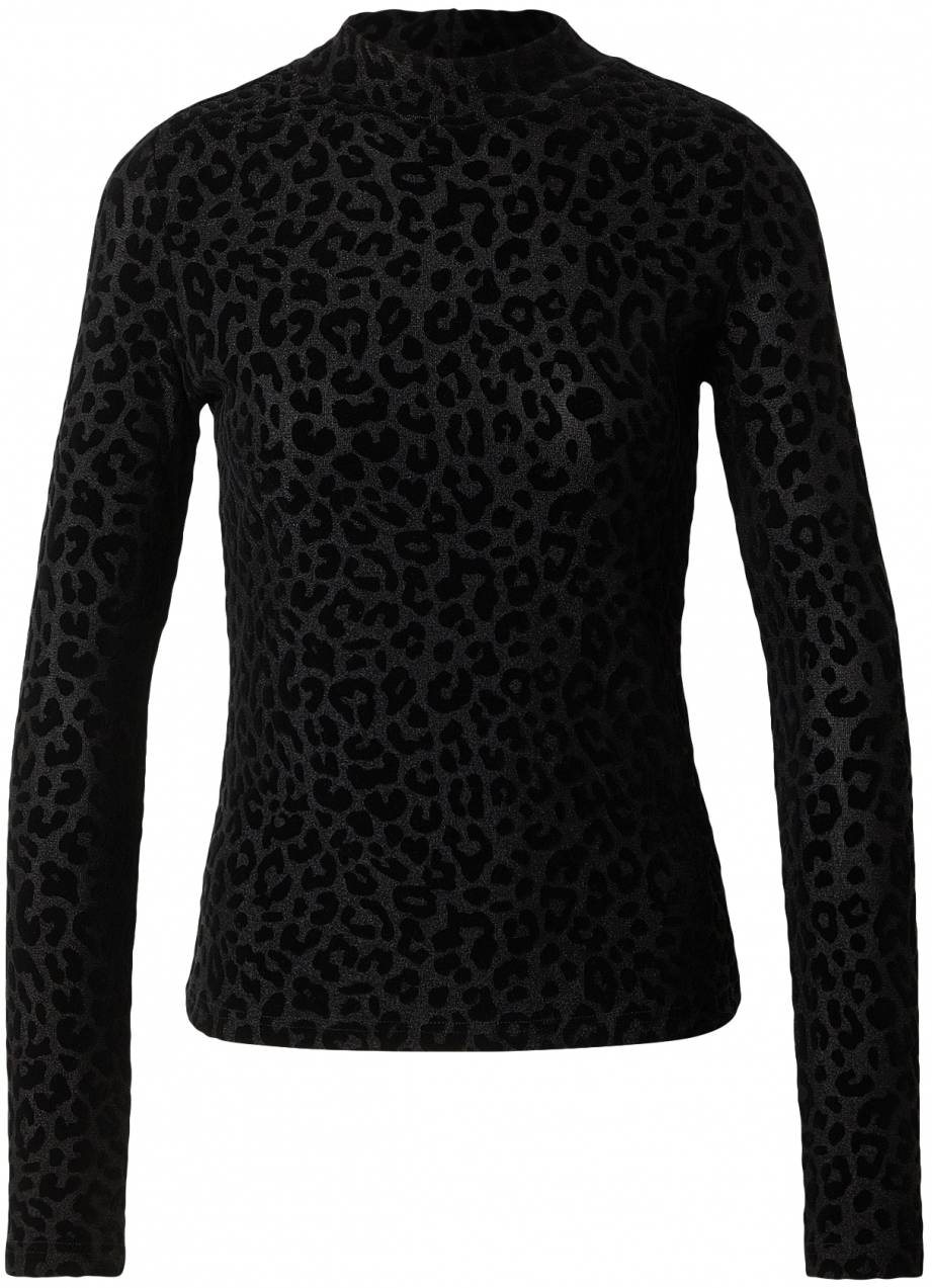 Morgan Tričko '252-TWEEK'  čierna / strieborná