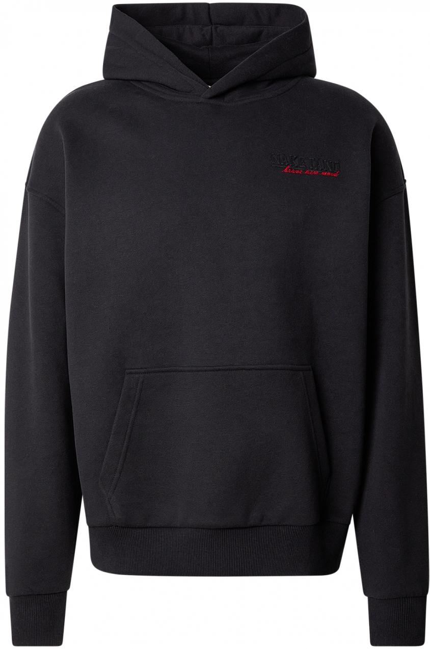 naketano Mikina  tmavočervená / čierna