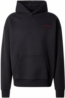 naketano Mikina  tmavočervená / čierna