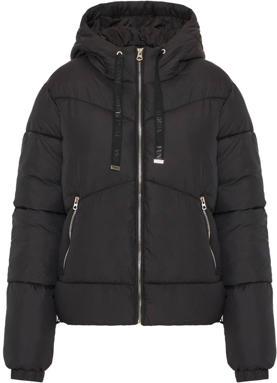 Funky Buddha Zimná bunda  čierna