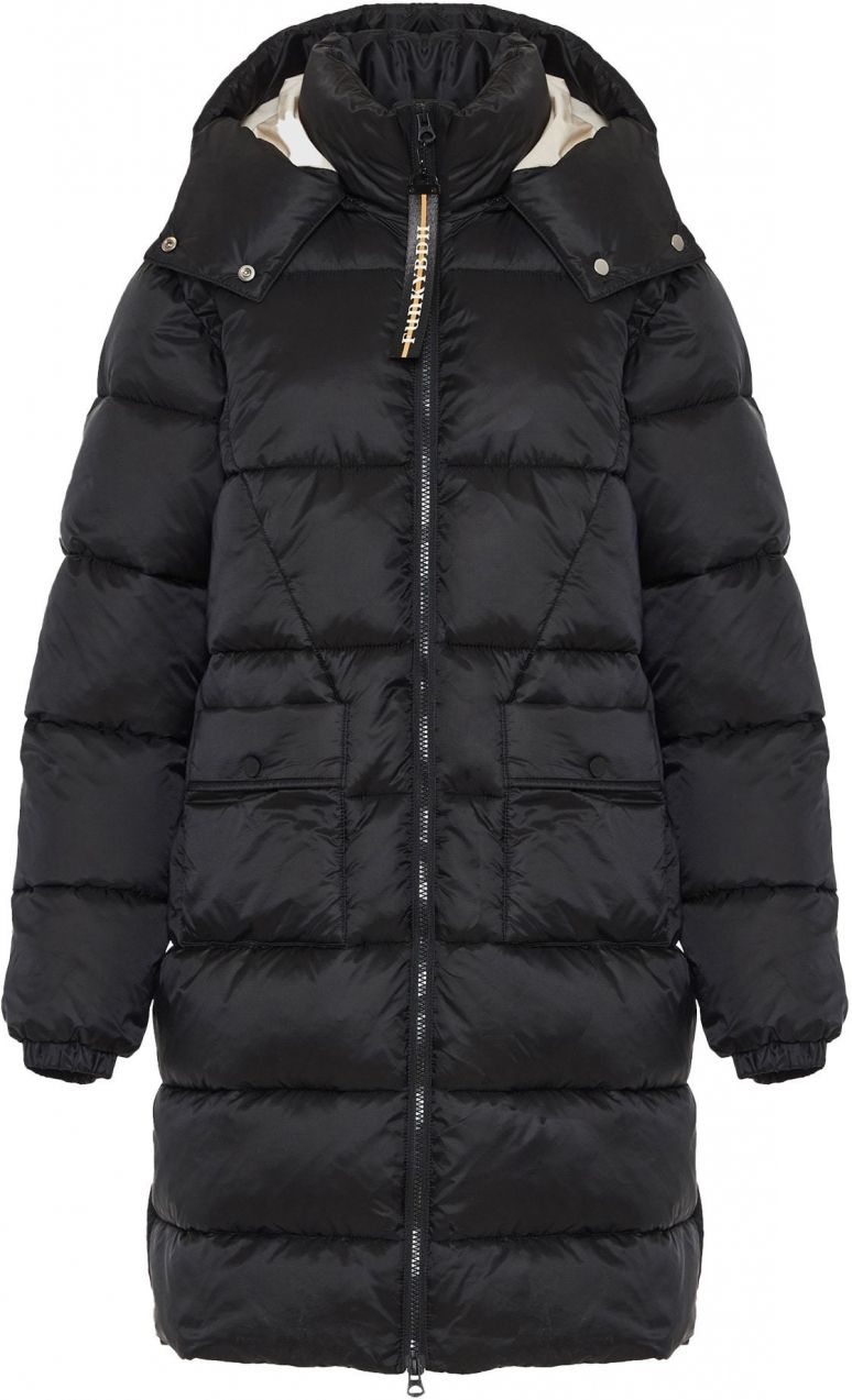 Funky Buddha Zimný kabát  čierna