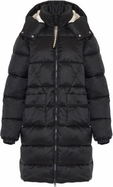 Funky Buddha Zimný kabát  čierna